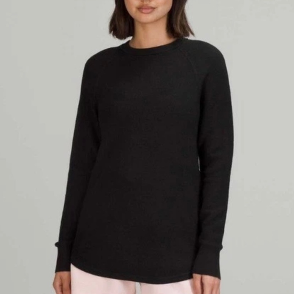 Lululemon Merino Wool Honeycomb Sweater Black Size 4